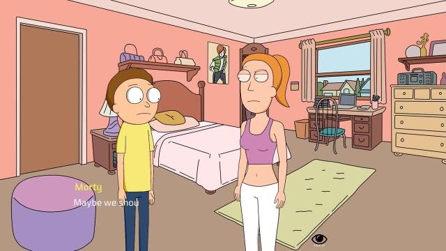 Rick and morty - a style back home summertime scenes - designed with ferdafs