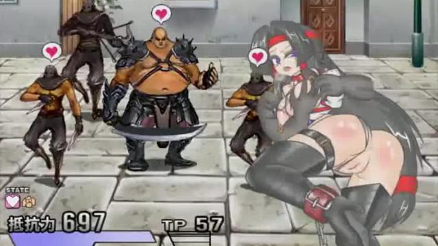 Shinobi fight hentai match